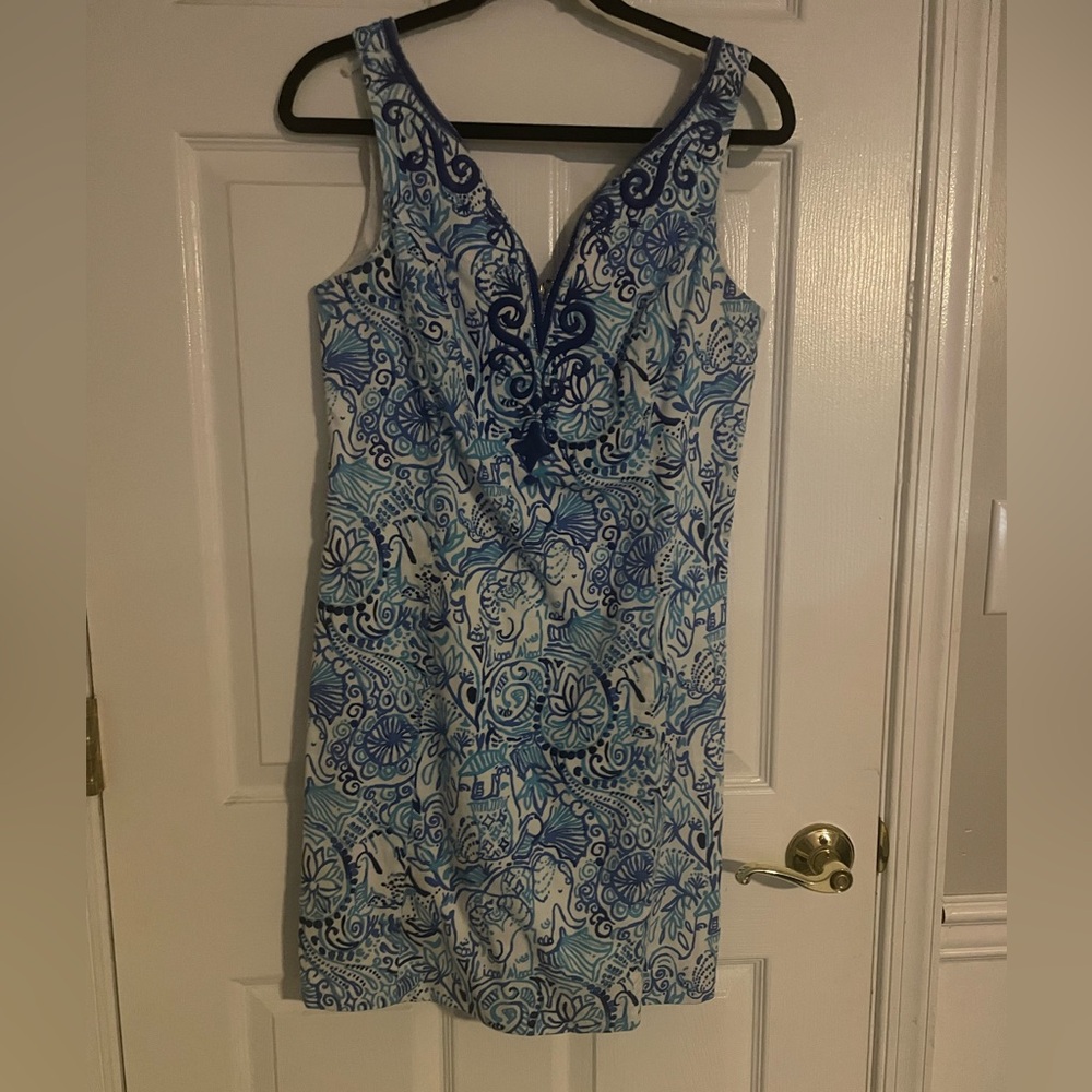 Lilly Pulitzer Lucky Trunks Lyssa shift dress
